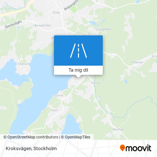 Kroksvägen karta