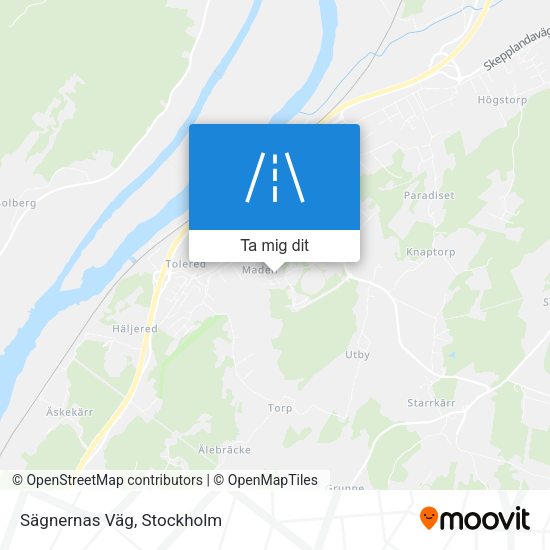 Sägnernas Väg karta