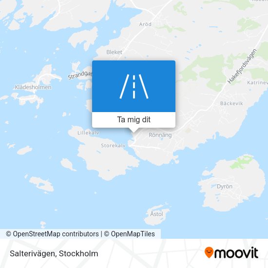 Salterivägen karta