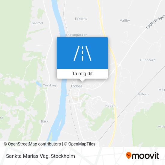 Sankta Marias Väg karta