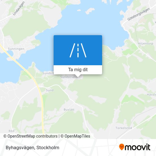 Byhagsvägen karta