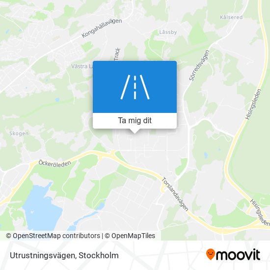 Utrustningsvägen karta