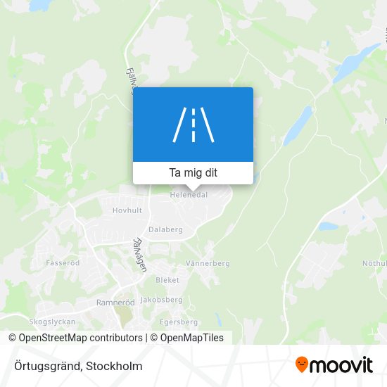 Örtugsgränd karta