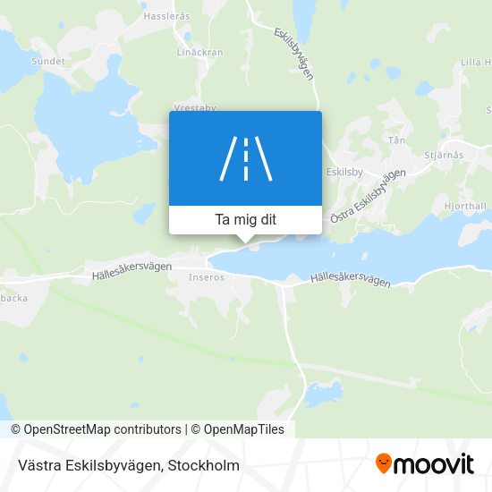 Västra Eskilsbyvägen karta