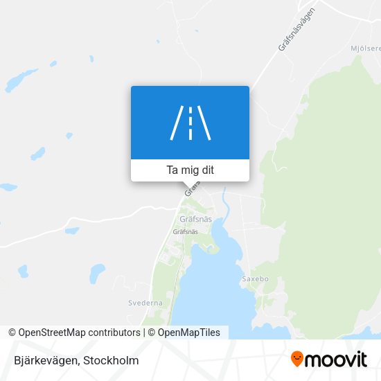 Bjärkevägen karta