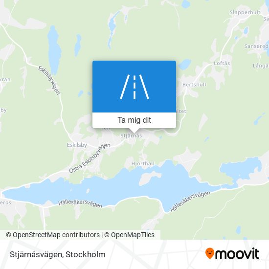 Stjärnåsvägen karta