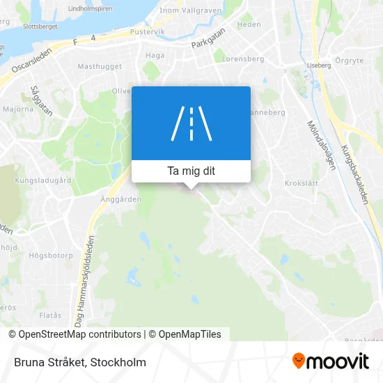 Bruna Stråket karta