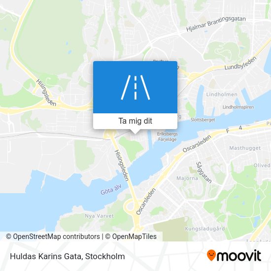 Huldas Karins Gata karta