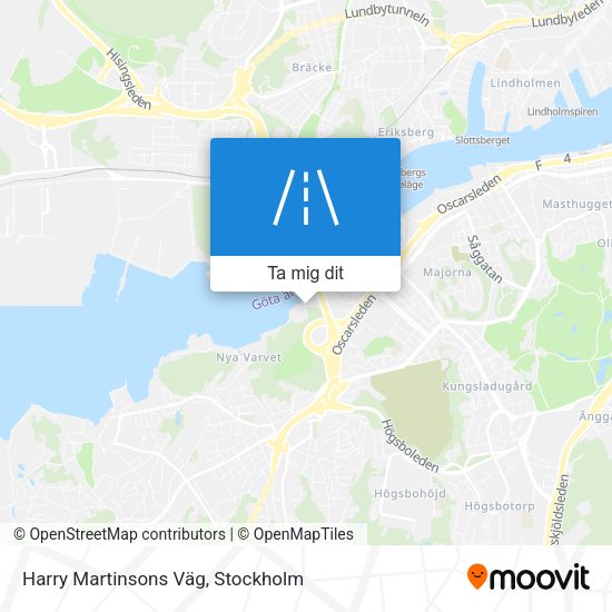 Harry Martinsons Väg karta
