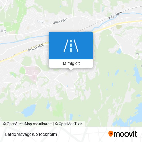 Lärdomsvägen karta