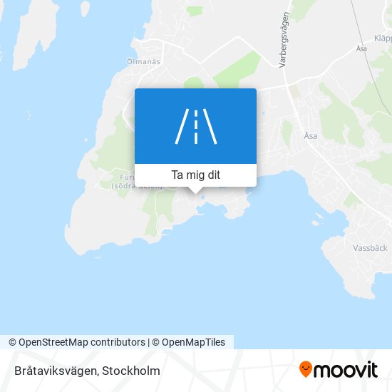 Bråtaviksvägen karta