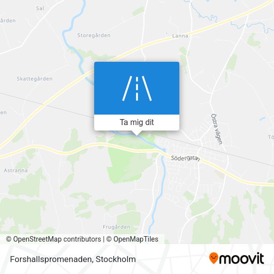 Forshallspromenaden karta