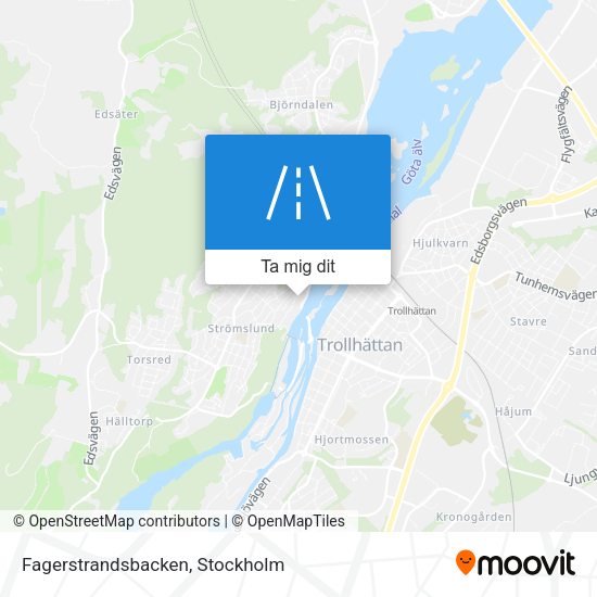 Fagerstrandsbacken karta