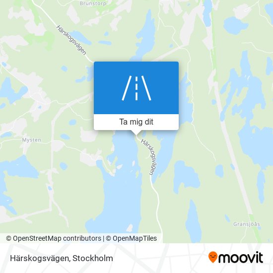 Härskogsvägen karta