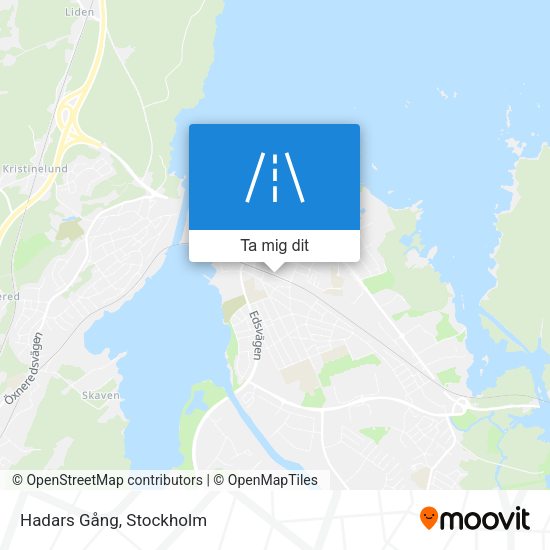 Hadars Gång karta