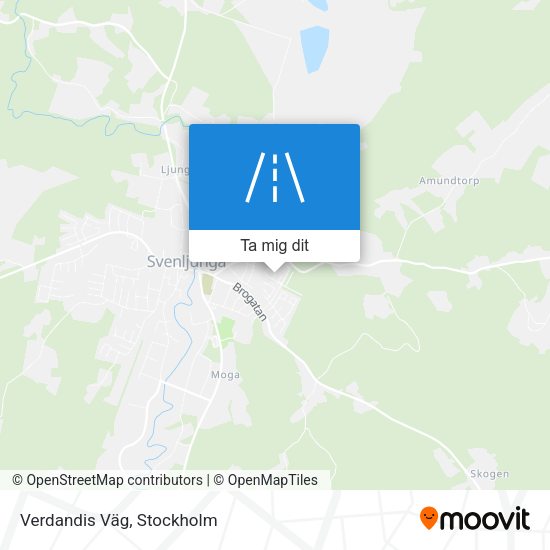 Verdandis Väg karta