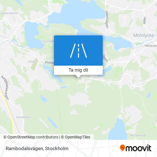 Rambodalsvägen karta