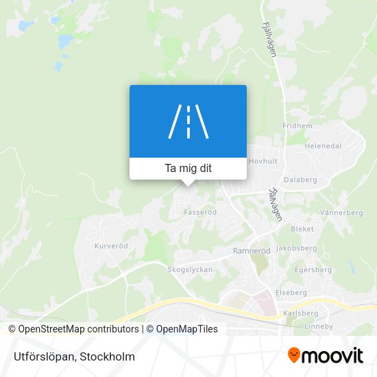 Utförslöpan karta
