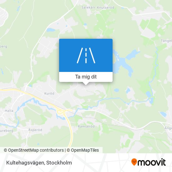 Kultehagsvägen karta