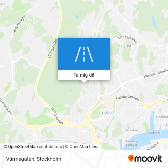 Värmegatan karta