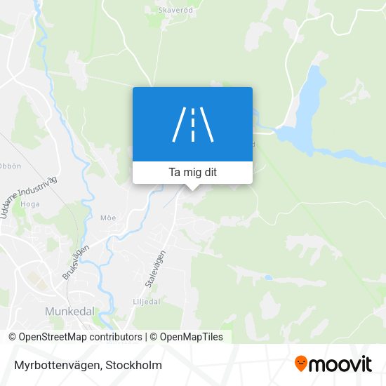 Myrbottenvägen karta