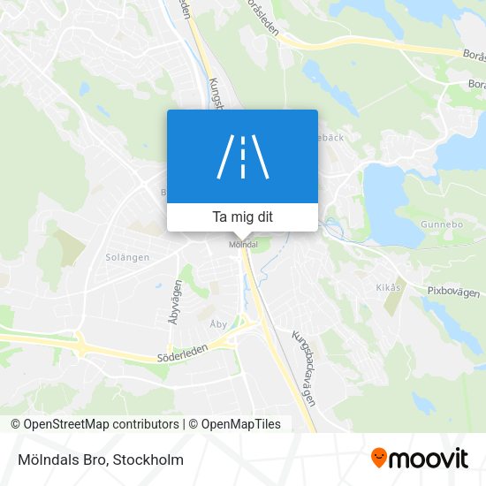 Mölndals Bro karta