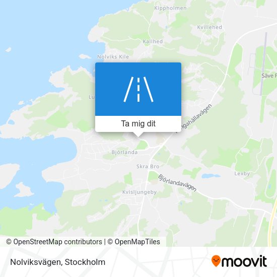 Nolviksvägen karta