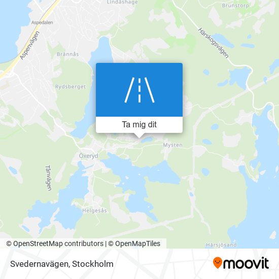 Svedernavägen karta