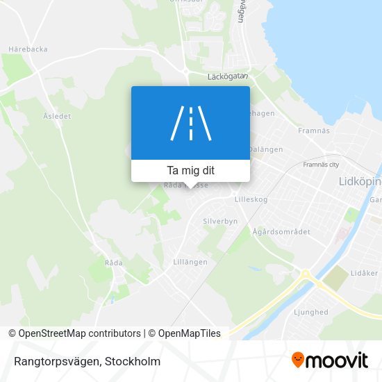 Rangtorpsvägen karta