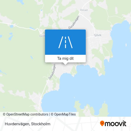 Huvdenvägen karta