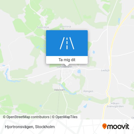 Hjortronsvägen karta