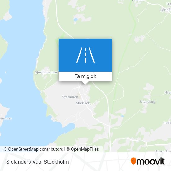 Sjölanders Väg karta