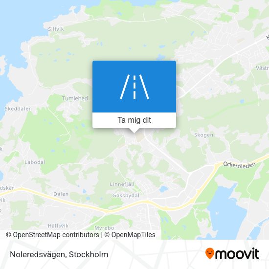 Noleredsvägen karta