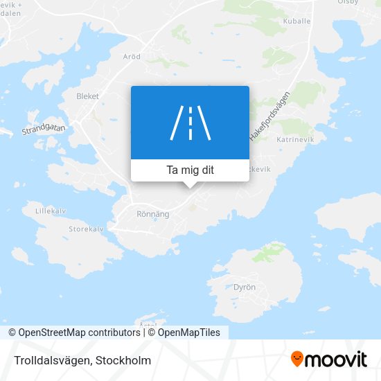 Trolldalsvägen karta