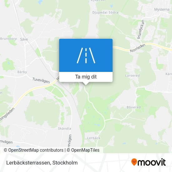 Lerbäcksterrassen karta