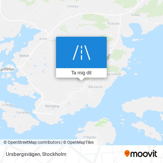 Ursbergsvägen karta