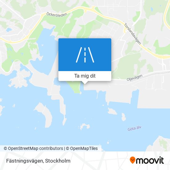 Fästningsvägen karta