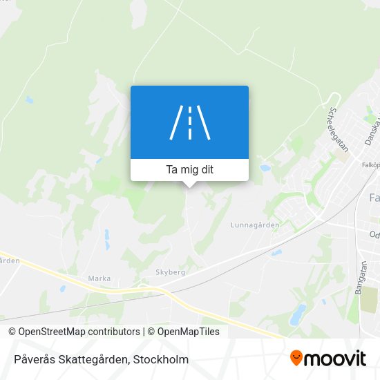 Påverås Skattegården karta