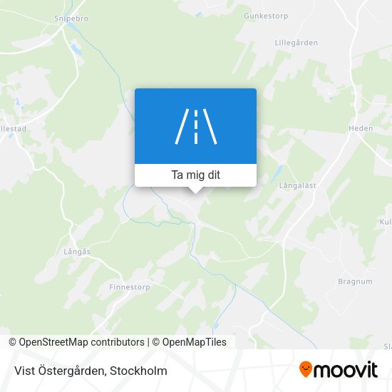 Vist Östergården karta