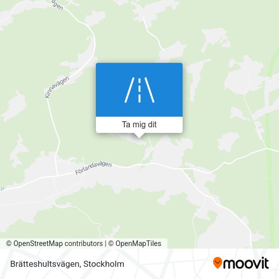 Brätteshultsvägen karta