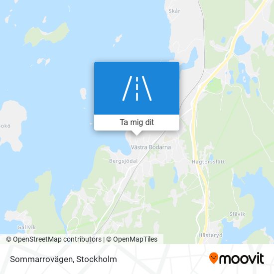 Sommarrovägen karta