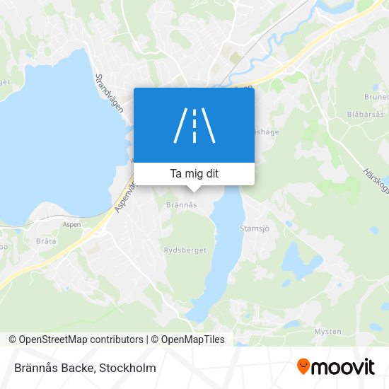 Brännås Backe karta