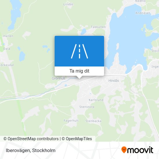 Iberovägen karta