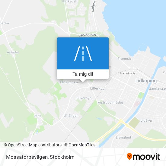 Mossatorpsvägen karta