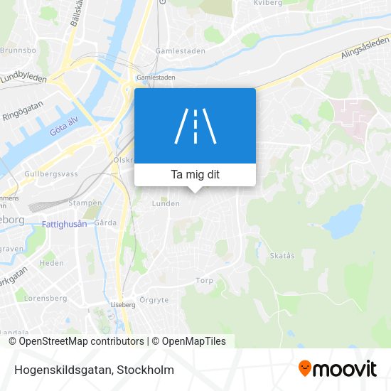 Hogenskildsgatan karta