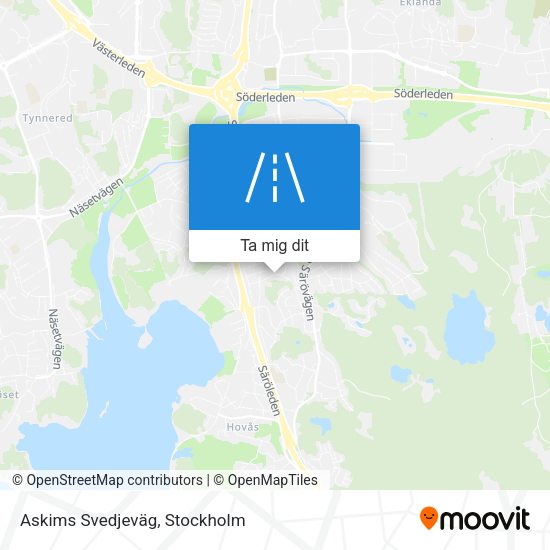 Askims Svedjeväg karta