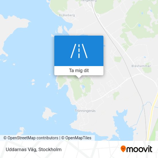 Uddarnas Väg karta