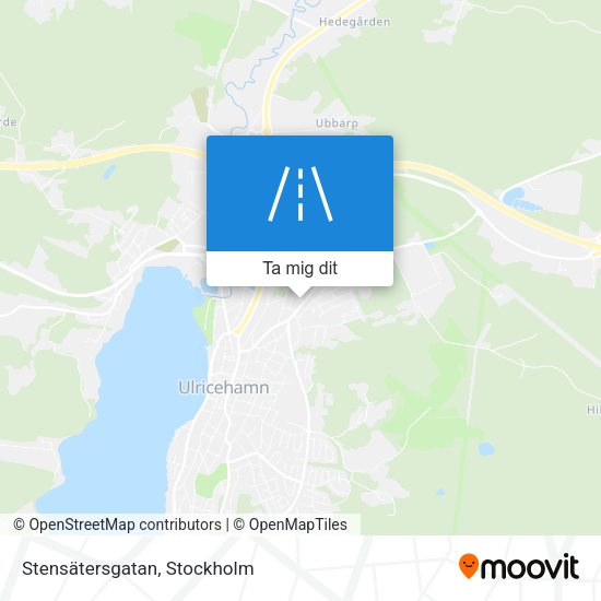 Stensätersgatan karta