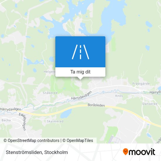 Stenströmsliden karta