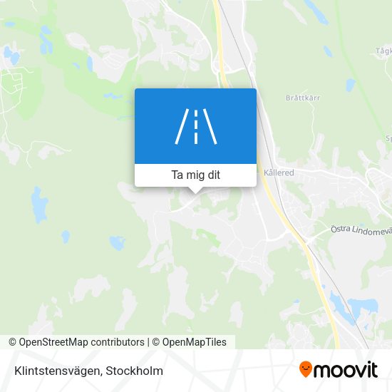 Klintstensvägen karta